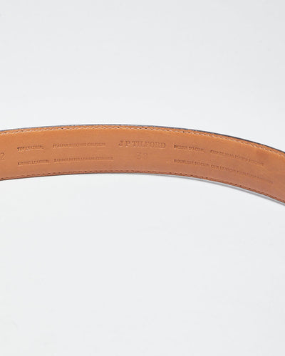 Vintage J.P. Tilford Brown Leather Belt - W35-39