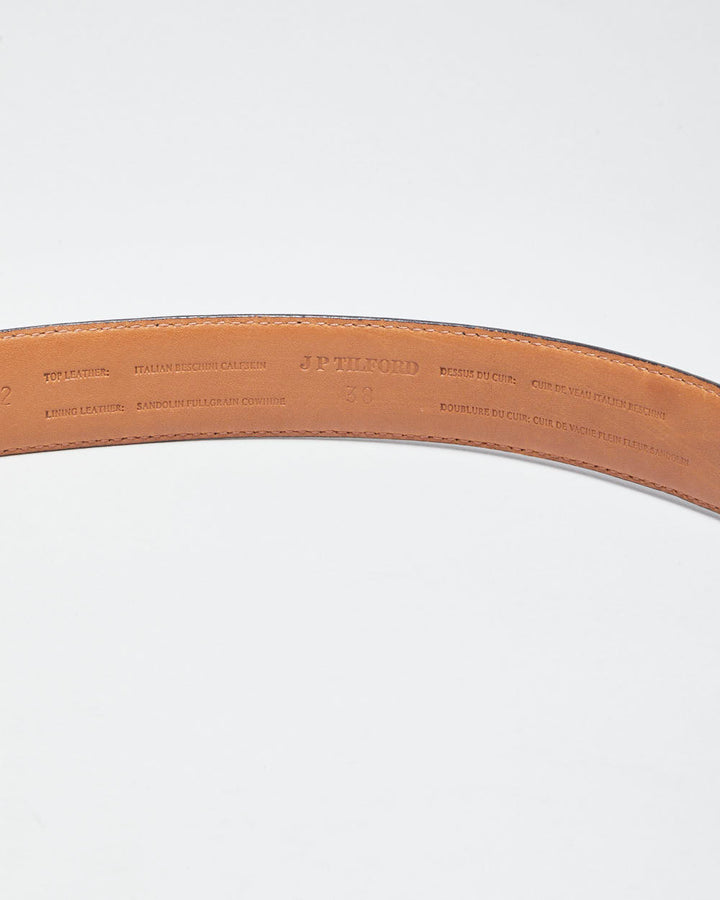 Vintage J.P. Tilford Brown Leather Belt - W35-39