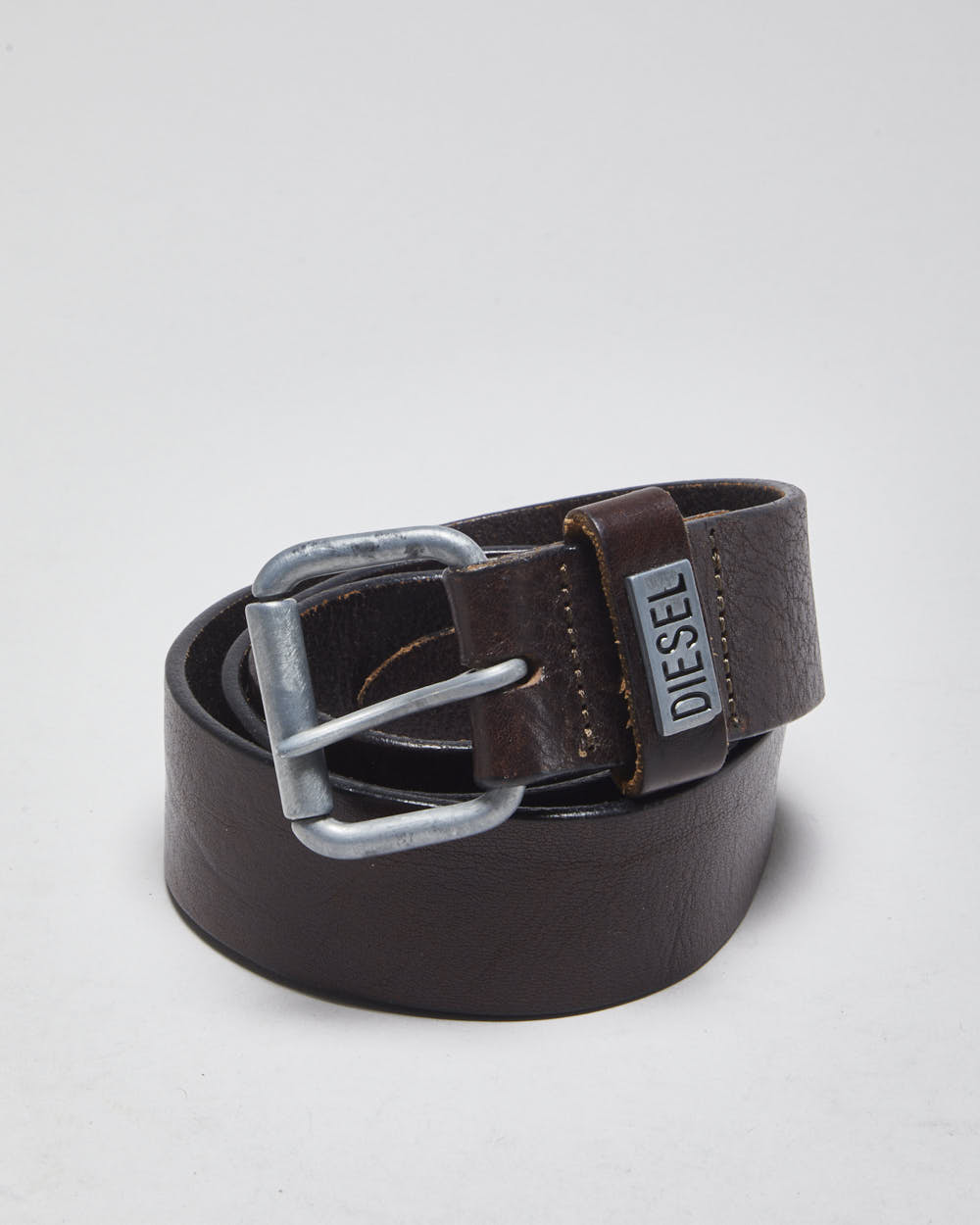 Vintage Diesel Brown Leather Belt - W28-32