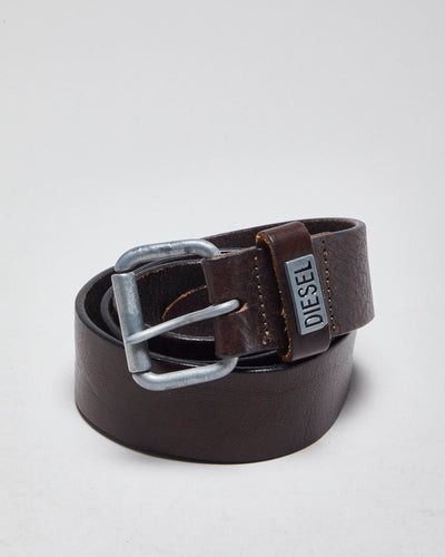 Vintage Diesel Brown Leather Belt - W28-32