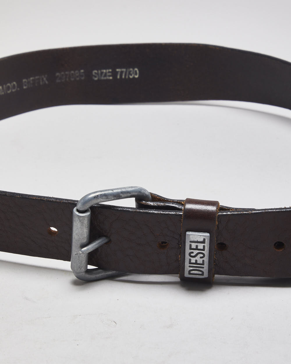Vintage Diesel Brown Leather Belt - W28-32