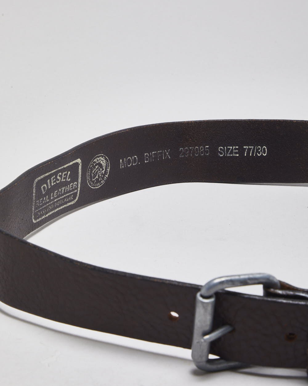 Vintage Diesel Brown Leather Belt - W28-32