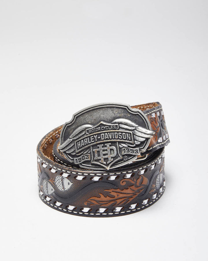 Harley Davidson Leather Belt - W30-34
