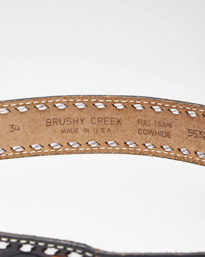 Harley Davidson Leather Belt - W30-34