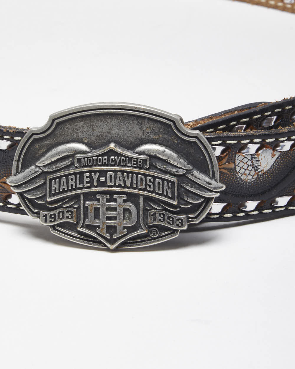 Harley Davidson Leather Belt - W30-34