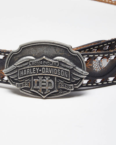 Harley Davidson Leather Belt - W30-34