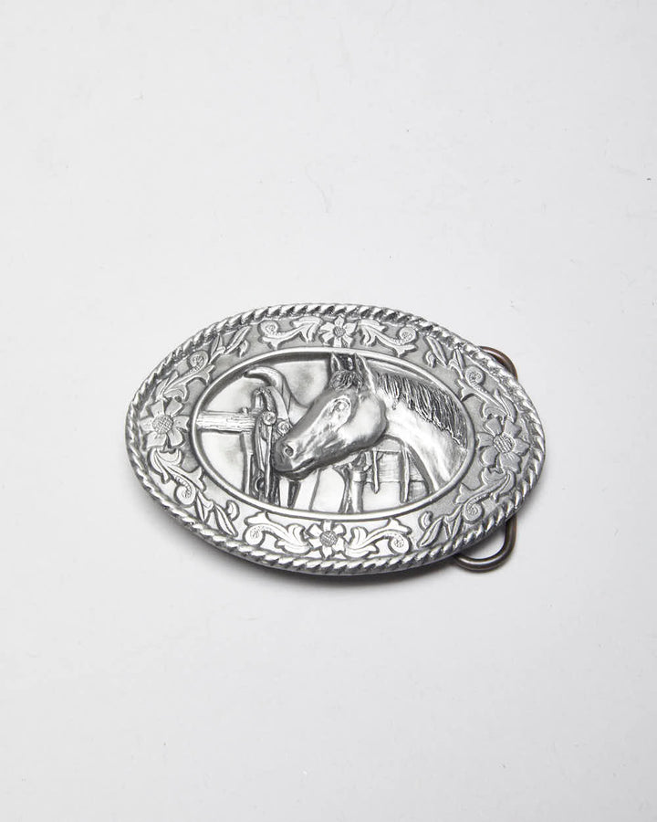 Vintage Y2k 00s Horse Belt Buckle