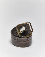 Vintage Y2k 00s Diesel Leather Belt - W32-W36