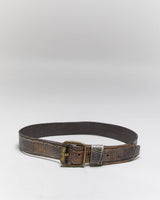 Vintage Y2k 00s Diesel Leather Belt - W32-W36