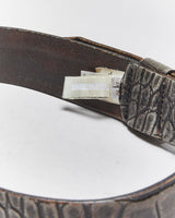 Vintage Y2k 00s Diesel Leather Belt - W32-W36