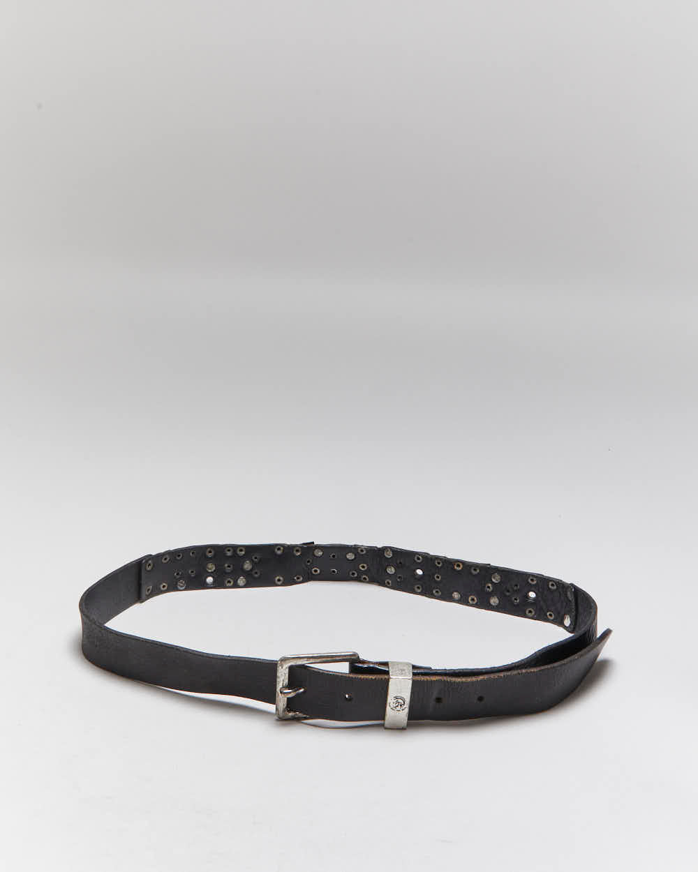 Vintage Y2k 00s Diesel Leather Belt - W33-W38