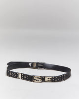 Vintage Y2k 00s Diesel Leather Belt - W33-W38