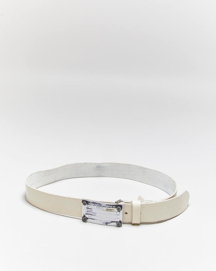 Vintage Y2k 00s Diesel Leather Belt - W30-W34