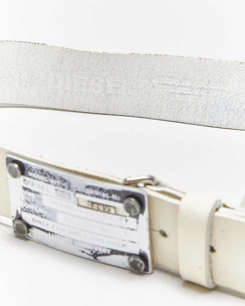 Vintage Y2k 00s Diesel Leather Belt - W30-W34