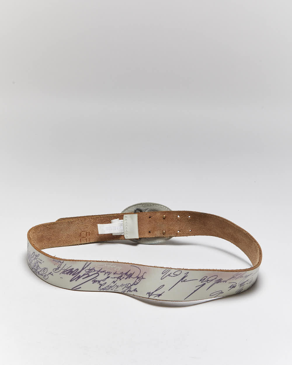 Vintage Y2k 00s Diesel Leather Belt - W32-W37