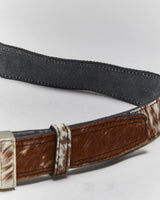 Vintage Pony Hair Leather Belt - W35-W39