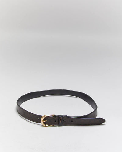 Vintage Coach Monogram Leather Belt - W28-W32