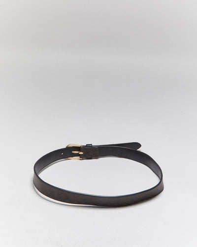 Vintage Coach Monogram Leather Belt - W28-W32