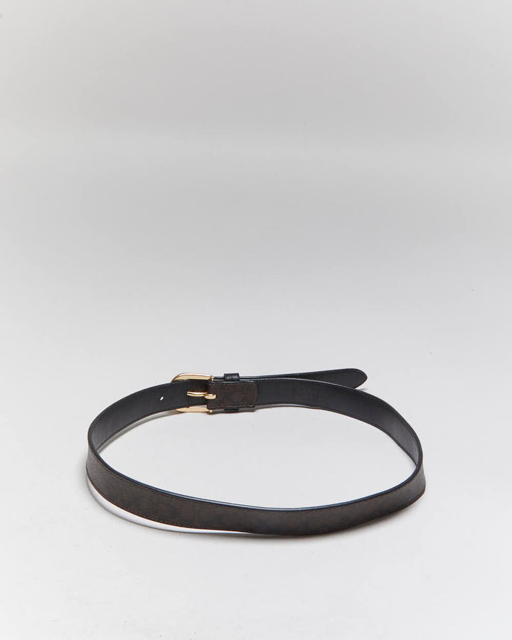 Vintage Coach Monogram Leather Belt - W28-W32