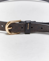 Vintage Coach Monogram Leather Belt - W28-W32