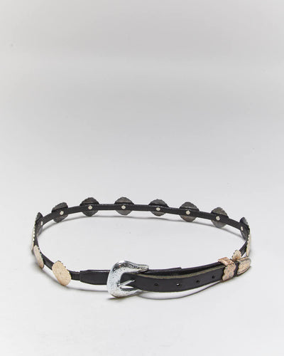 Vintage Lady Nadim Western Leather Belt - W32-W26