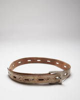 Vintage Distressed Look Leather Belt W32-W41