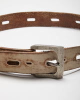 Vintage Distressed Look Leather Belt W32-W41