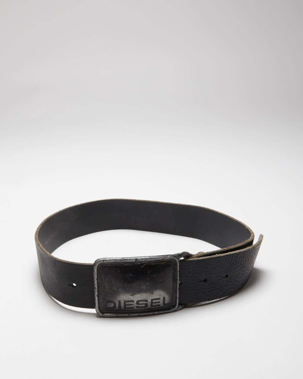 Vintage 00s Diesel Leather Belt W25-W30