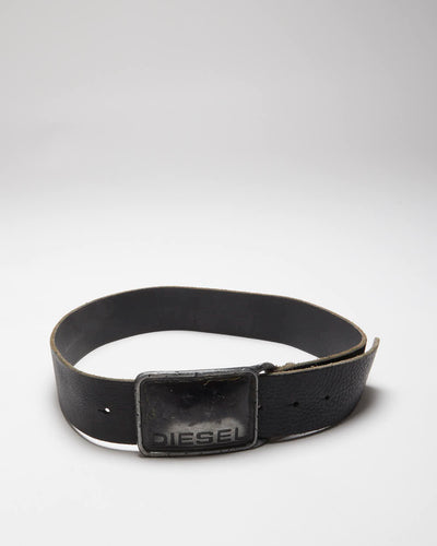 Vintage 00s Diesel Leather Belt W25-W30
