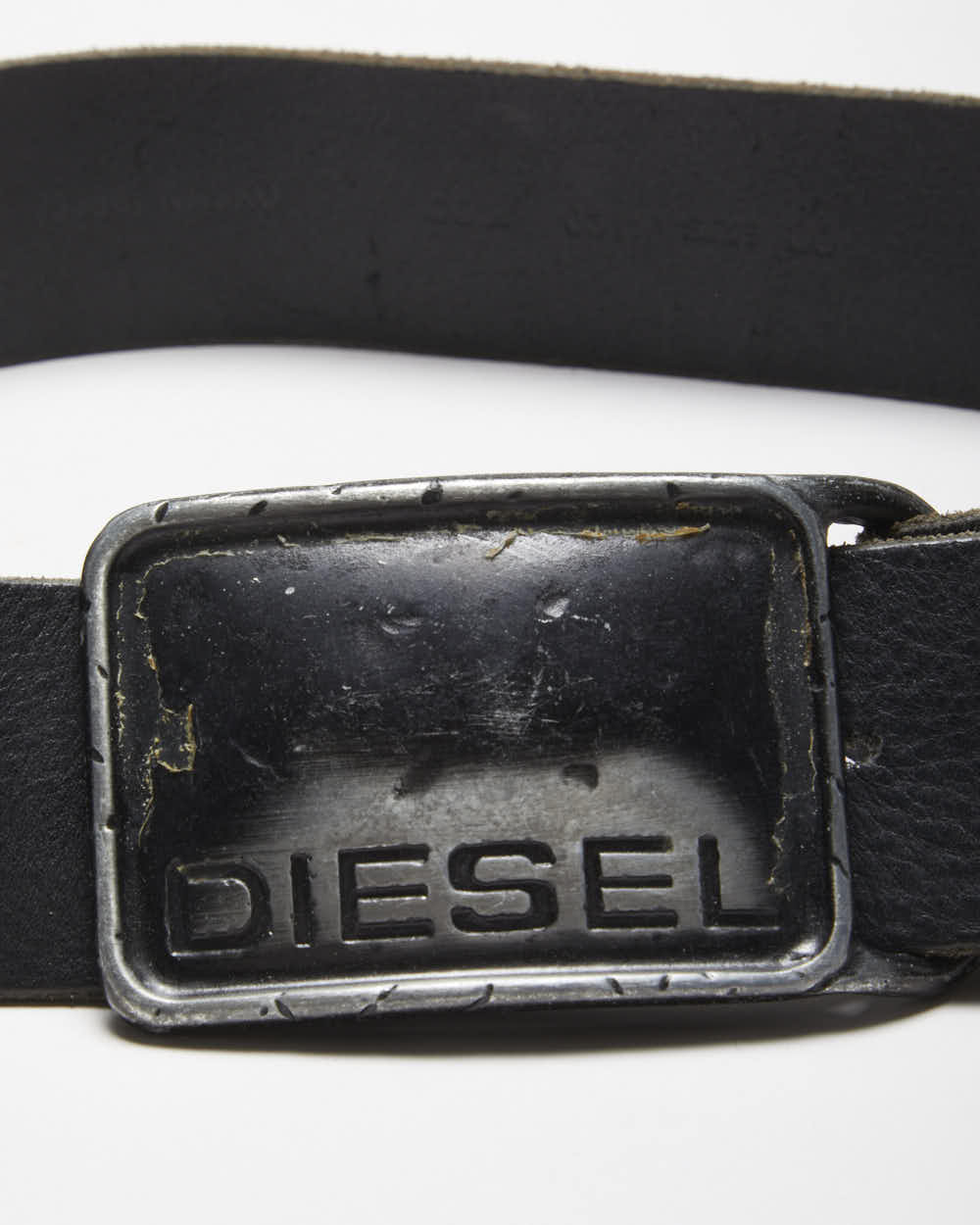 Vintage 00s Diesel Leather Belt W25-W30