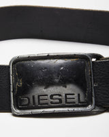 Vintage 00s Diesel Leather Belt W25-W30