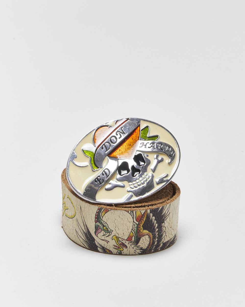 Vintage Y2k 00s Ed Hardy By Christian Audigier Belt - W34-W42