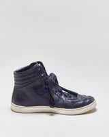 Gucci Imprime High Top Leather Trainers - UK6.5