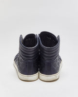 Gucci Imprime High Top Leather Trainers - UK6.5