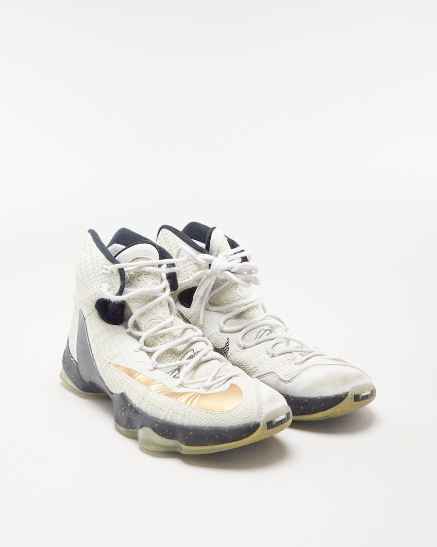 Nike LeBron 13 Elite Gold White - EU44