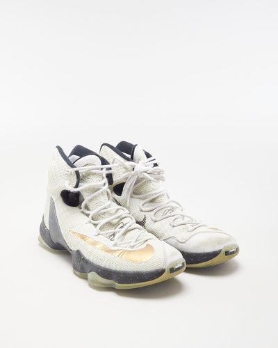 Nike LeBron 13 Elite Gold White - EU44