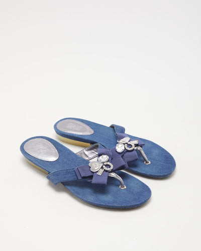 Coach Charmed Denim Sandals - EU38