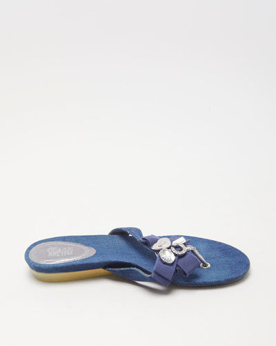 Coach Charmed Denim Sandals - EU38