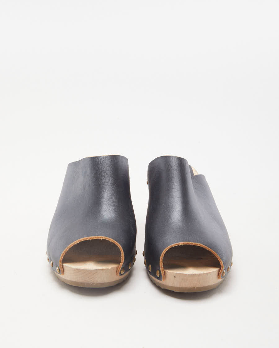 Basabo Angela Leather Mules - EU39