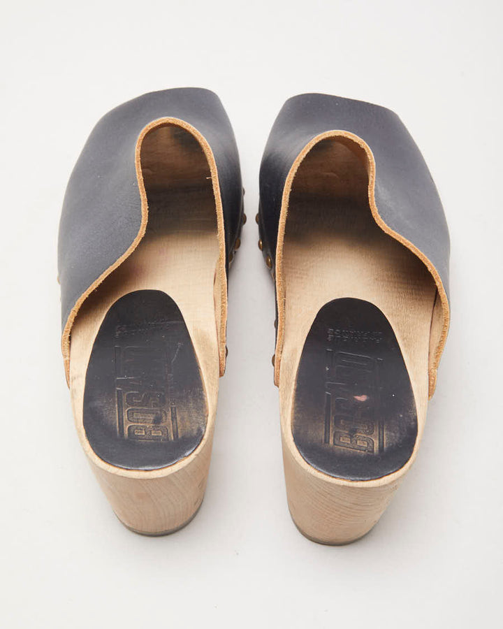 Basabo Angela Leather Mules - EU39