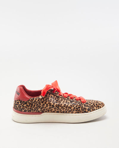 Coach Leopard Print Trainers - EU 37.5