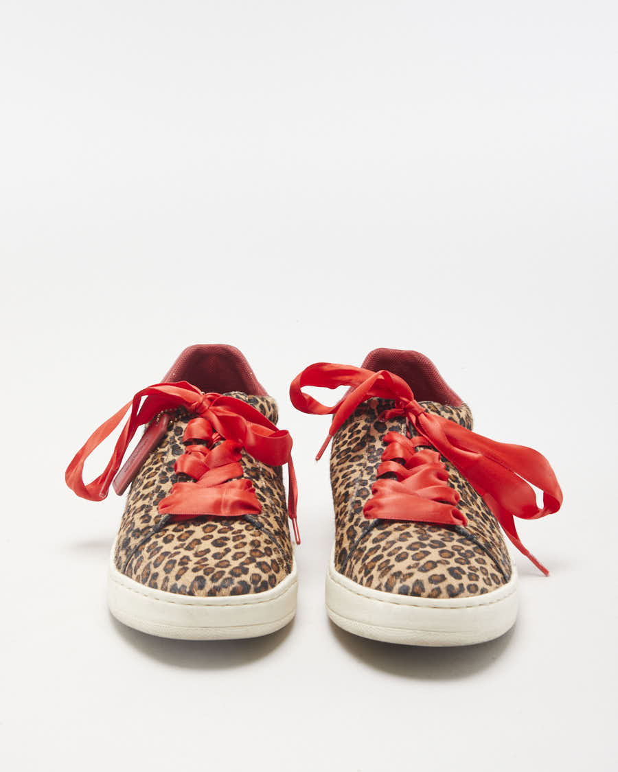 Coach Leopard Print Trainers - EU 37.5