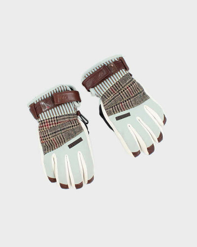 Rome Thinsulate Leather Panelled Snowboarding Gloves - M
