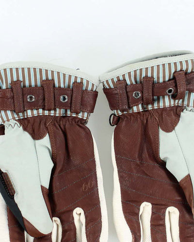 Rome Thinsulate Leather Panelled Snowboarding Gloves - M
