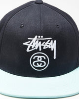 Vintage Starter x Stussy Wool Blend Embroidered Teal Snapback - OS