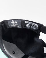 Vintage Starter x Stussy Wool Blend Embroidered Teal Snapback - OS