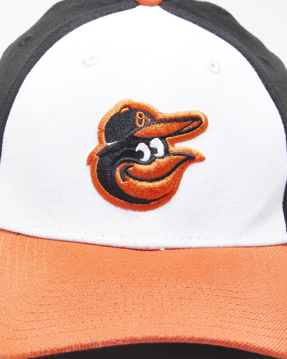 Vintage Y2K 00s New Era 39Thirty Baltimore Orioles MLB Stretch Fit Baseball Cap - L/XL