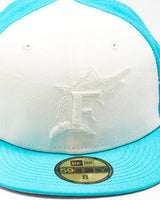Vintage New Era 59Fifty x Cooperstown Collection Florida Marlins 1987 World Series Retro MLB Fitted Baseball Cap - 8/63.5cm