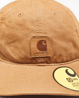 DS Vintage Carhartt Force Odessa Tan Canvas Velcro Baseball Cap - OS