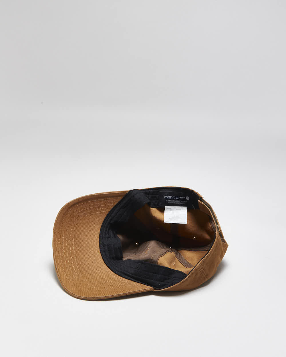 DS Vintage Carhartt Force Odessa Tan Canvas Velcro Baseball Cap - OS